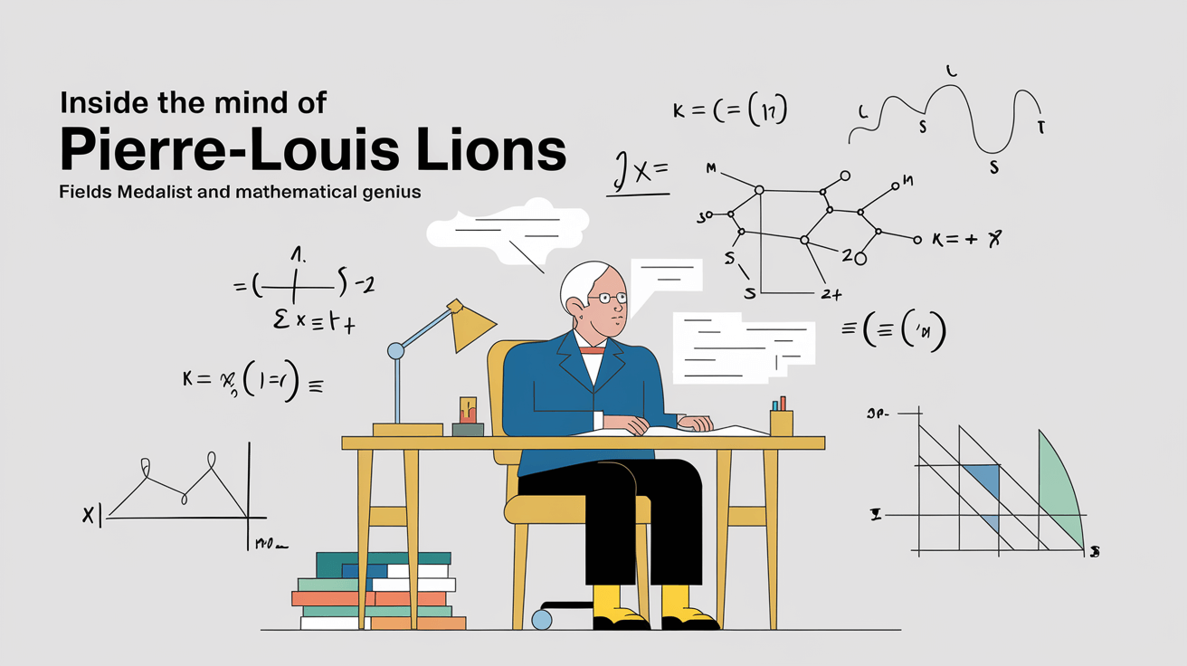 Fields Medalist Pierre-Louis Lions: Inside the Mind of a Mathematical Genius