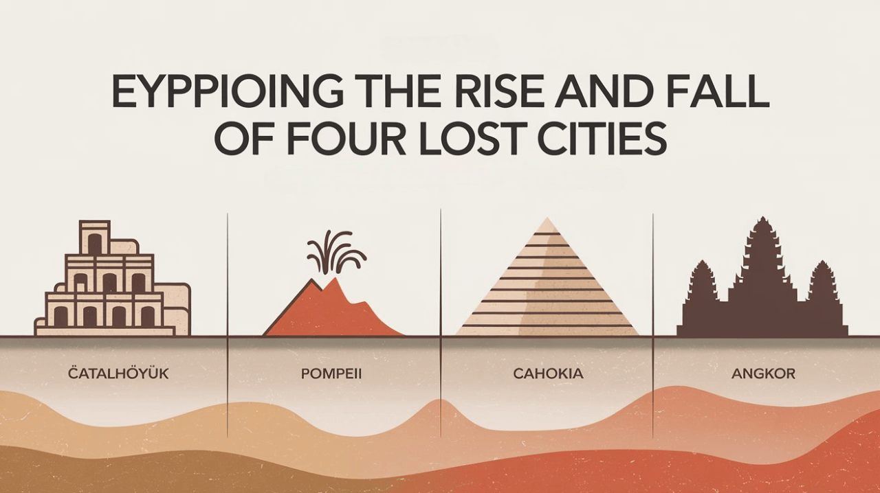 The Rise and Fall of Four Lost Cities: Lessons from Ancient Urban Decline